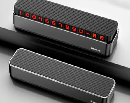 5 автомобильных карточек временной парковки с AliExpress